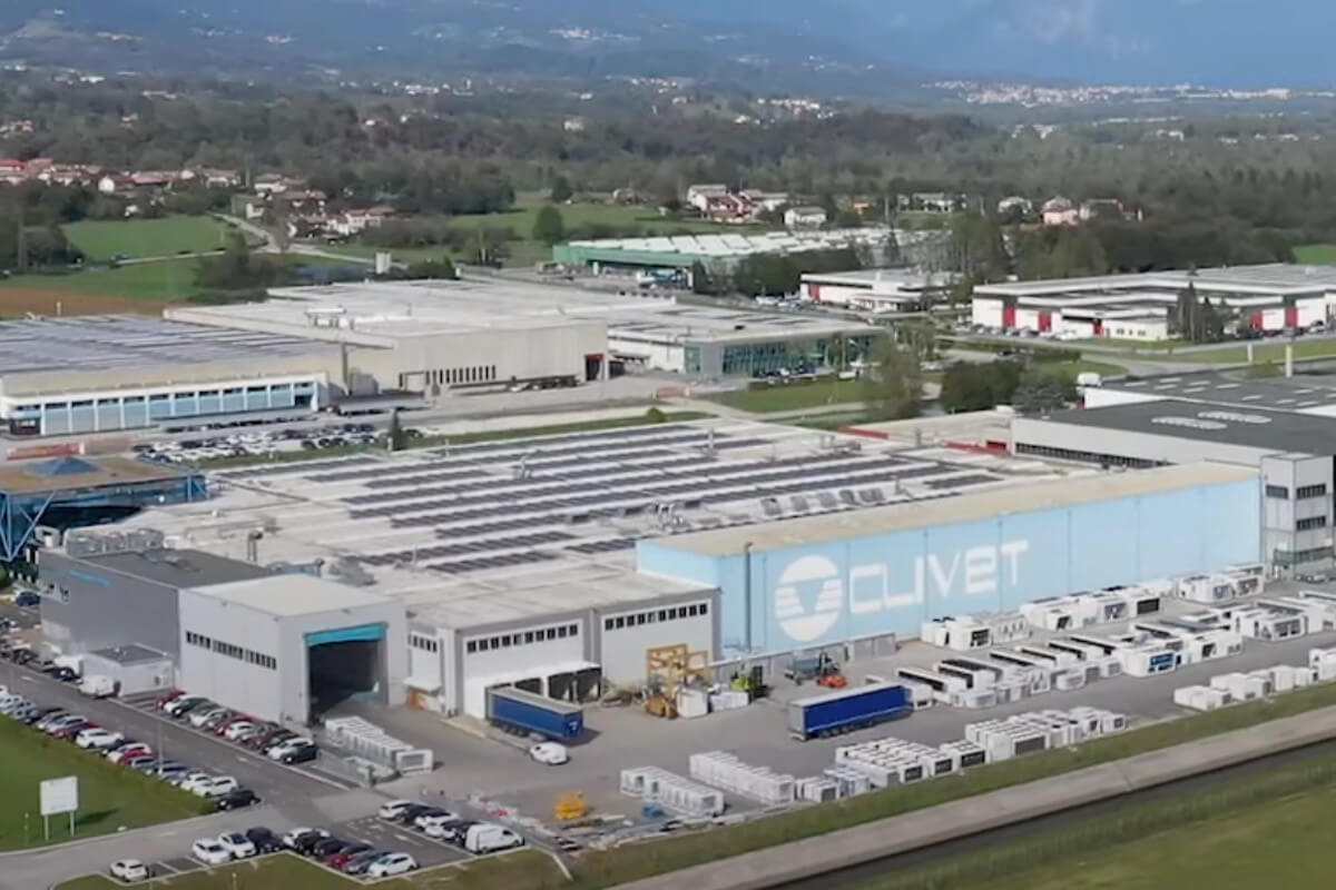 Clivet baut baut neue Fabrik für Wärmepumpen in Feltre (Italien)