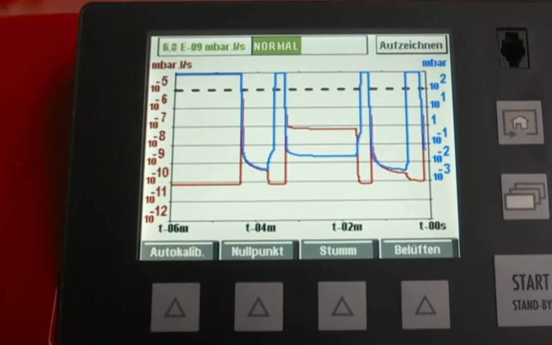 Dichtheitsprüfung Wärmepumpe Materialien