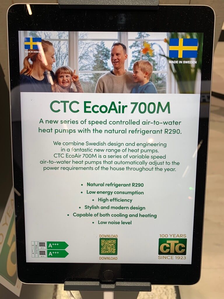 CTC EcoAir 700M technische Daten