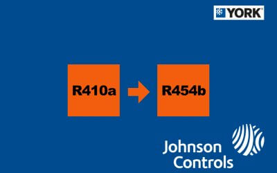 Johnson ersetzt bei neuen York Wärmepumpen R410a durch R454b