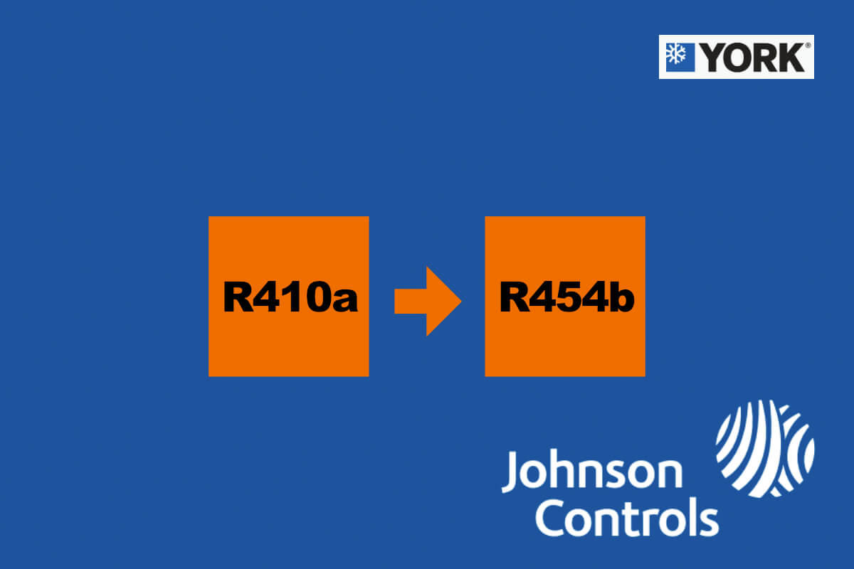 Johnsohn Controls York ersetzt R410a durch R454b